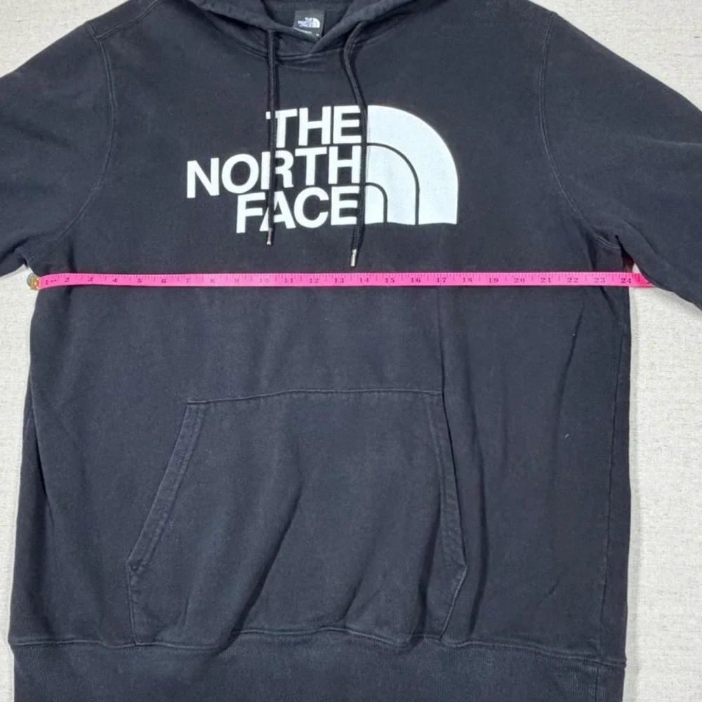 The North Face black logo hoodie‎ oversized streetwear pullover 2010s